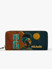 Unapologetically Black Slimline Zippy Wallet