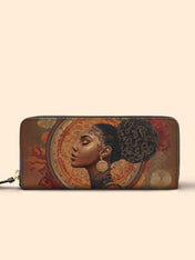 Mocha Sage Slimline Zippy Wallet QR0XD015