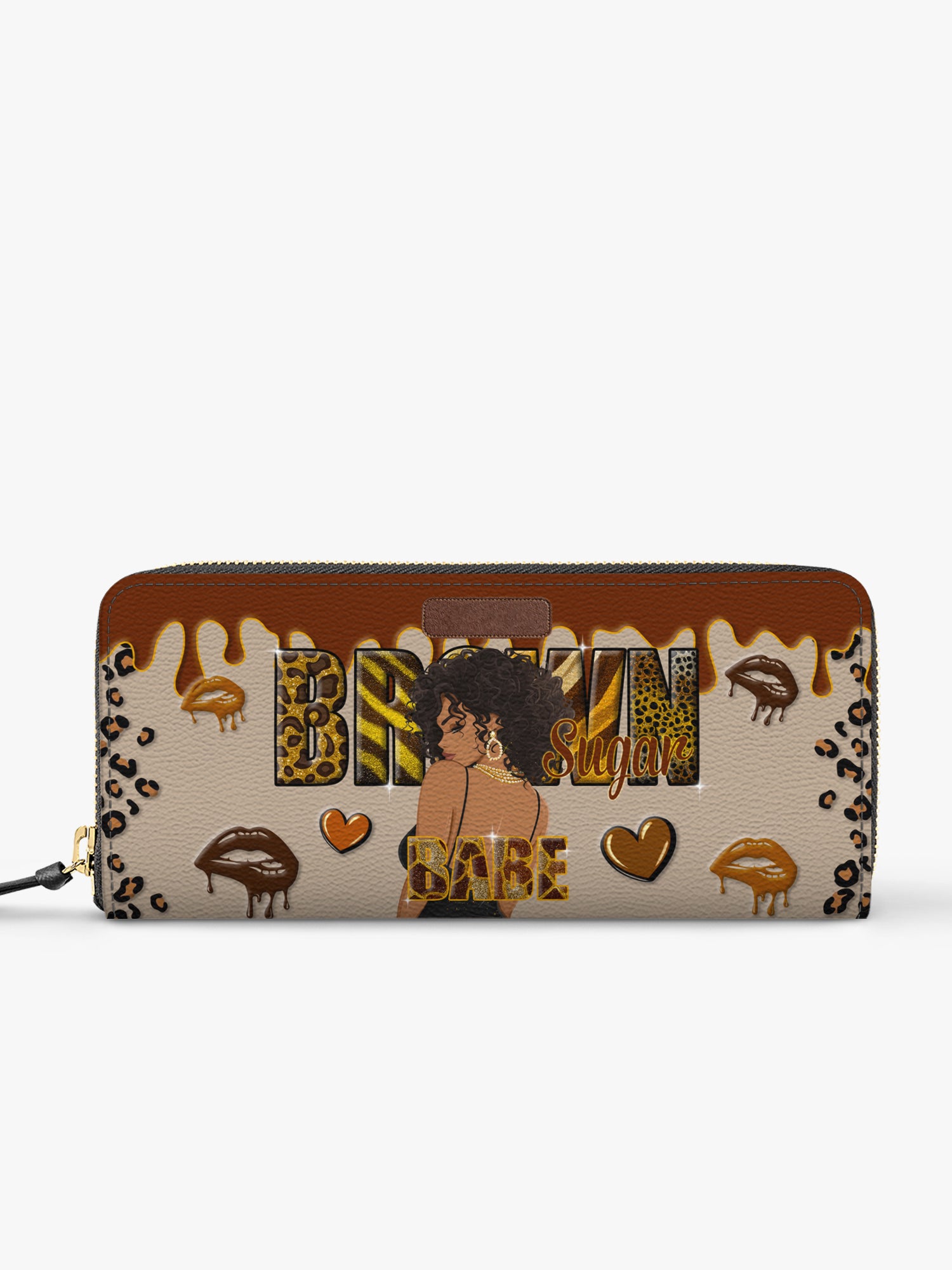 Brown Sugar Slimline Zippy Wallet