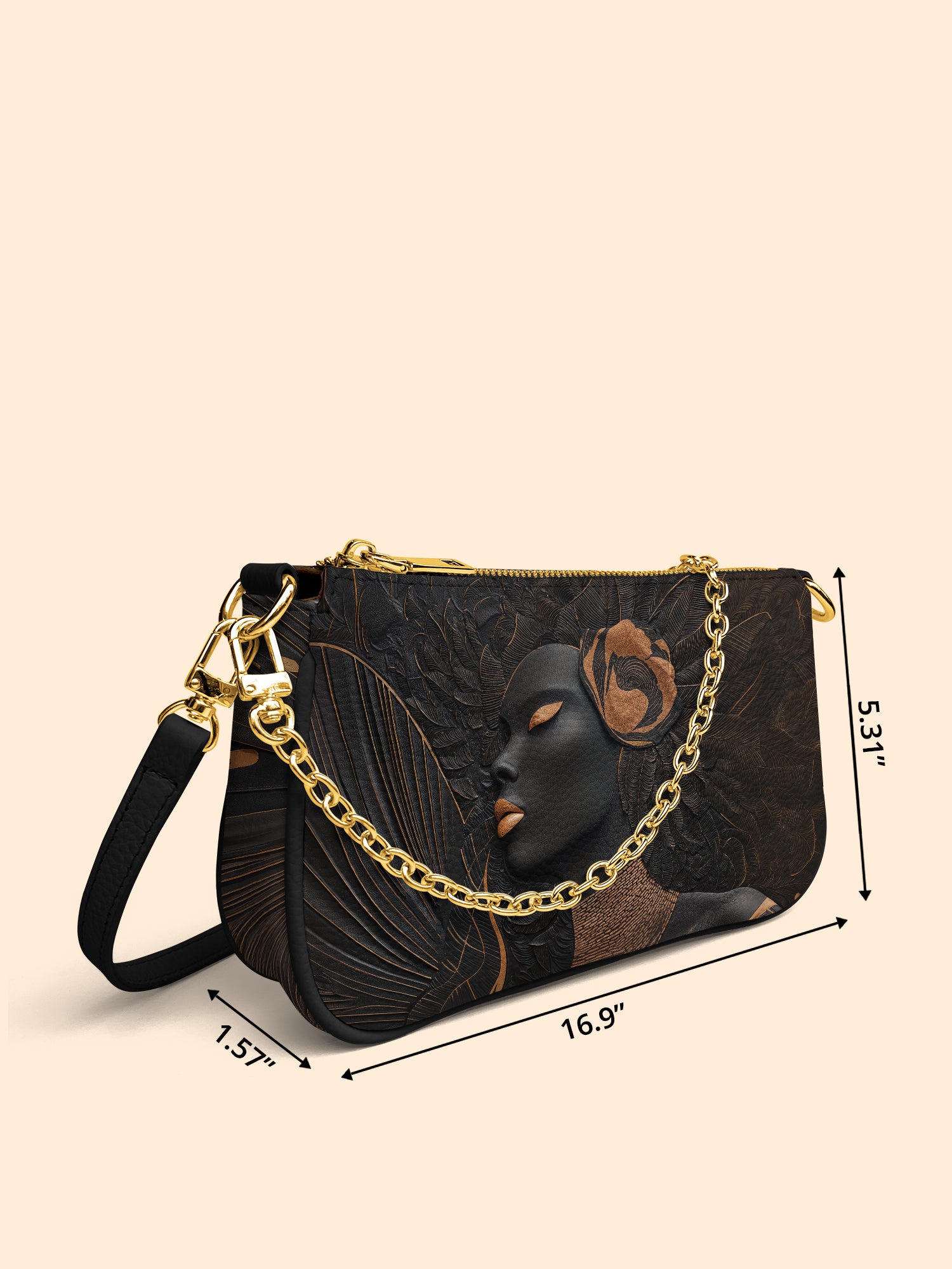 Verdant Glow Classic Zip Pochette QR0TD297