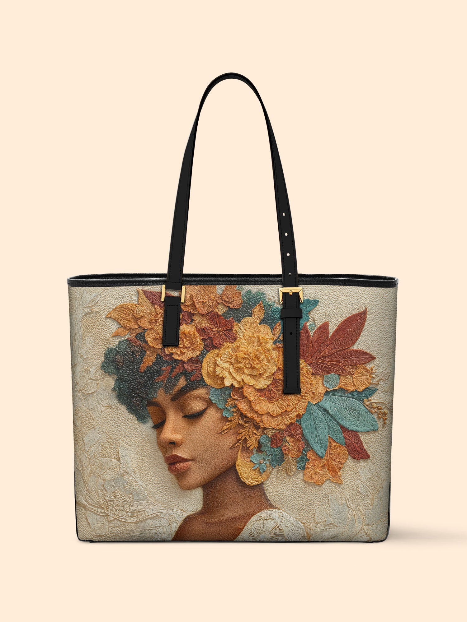 Autumn Radiance Sleek Leather Tote QR0HH084