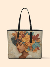 Autumn Radiance Sleek Leather Tote QR0HH084