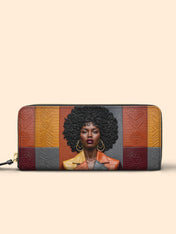 Coded Skin Slimline Zippy Wallet QR0XD022