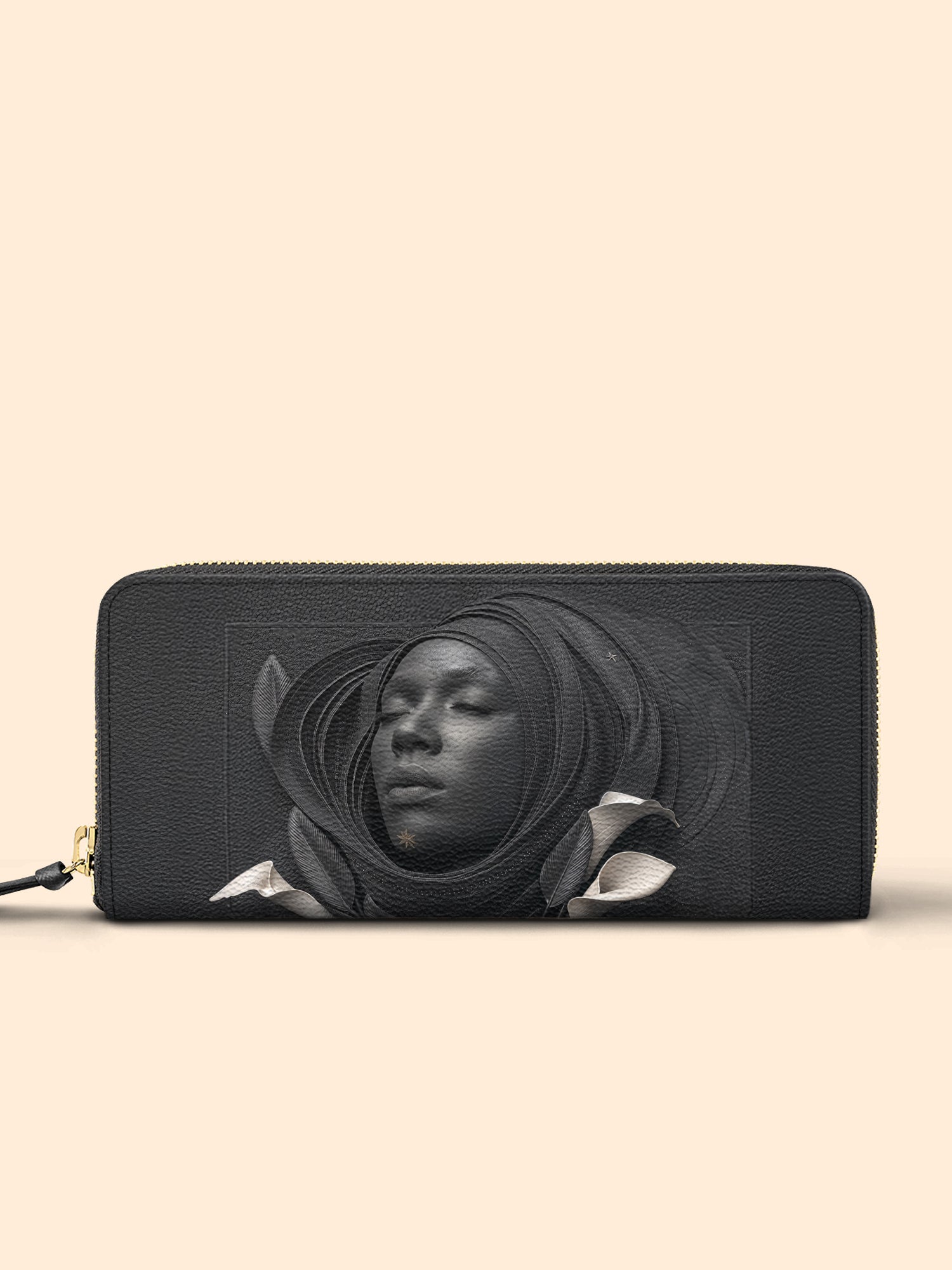 Obsidian Bloom Slimline Zippy Wallet QR0TD218