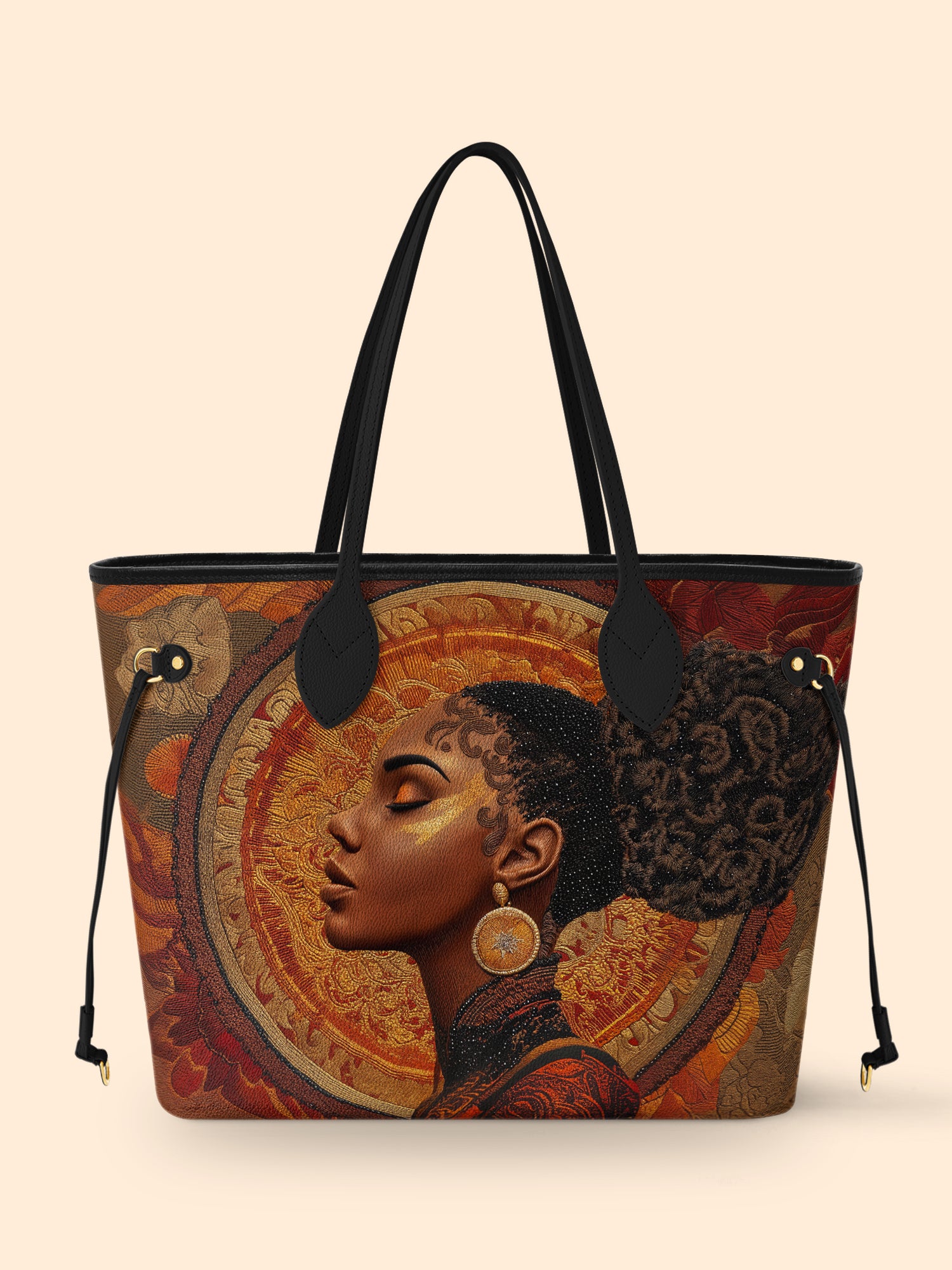 Mocha Sage Classic Shopper Tote QR0XD012