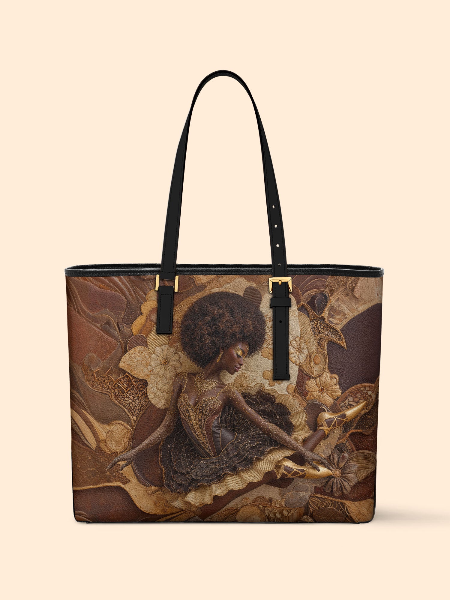 Ember Grace Sleek Leather Tote QR0TD010