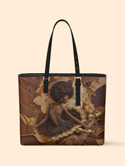 Ember Grace Sleek Leather Tote QR0TD010