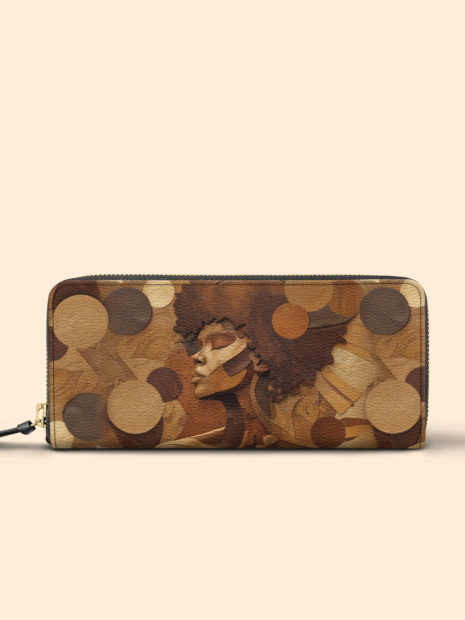 Golden Melanin Slimline Zippy Wallet QR0TD044