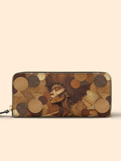 Golden Melanin Slimline Zippy Wallet QR0TD044