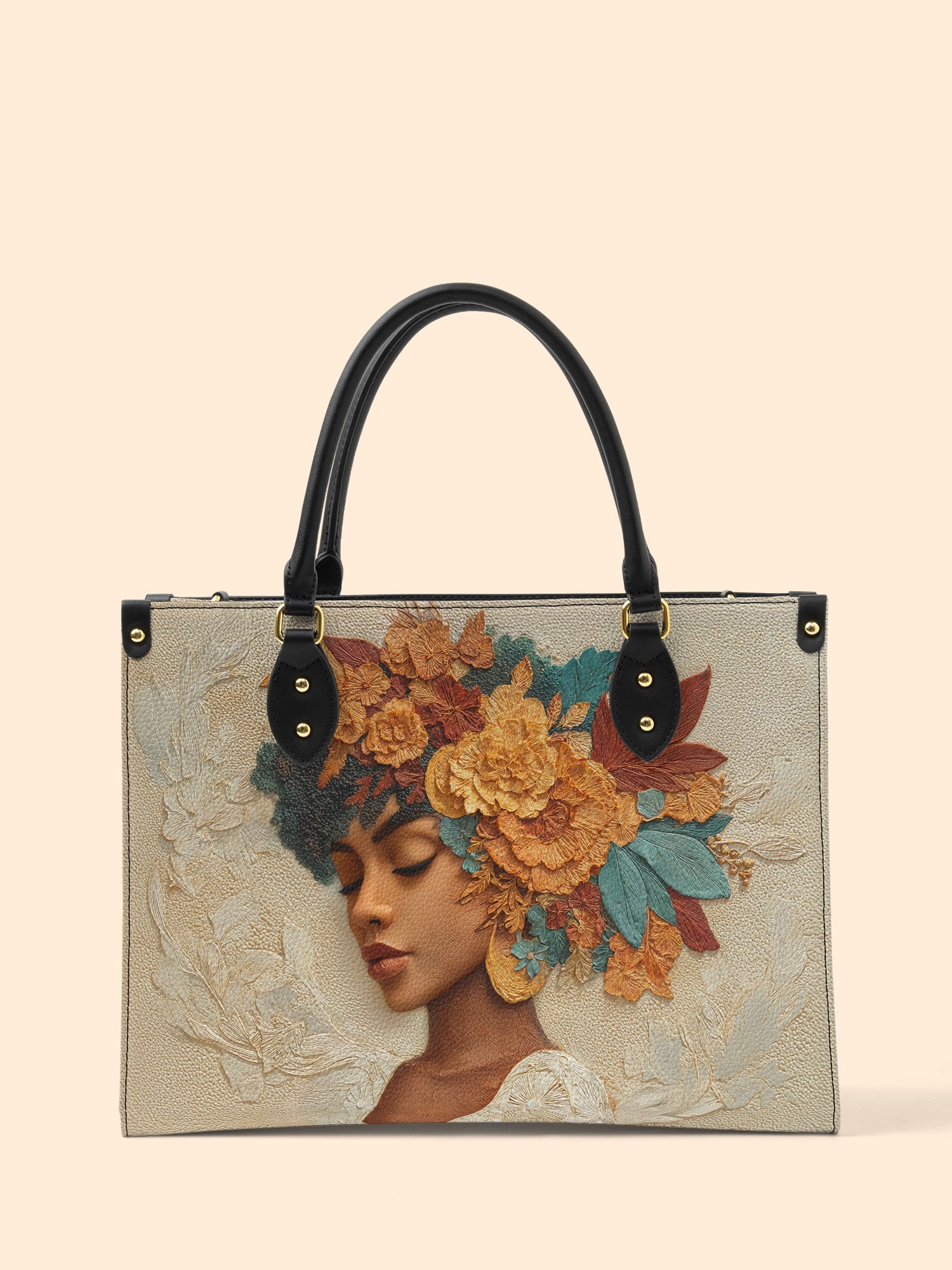 Autumn Radiance Premium Leather Handbag QR0HH074