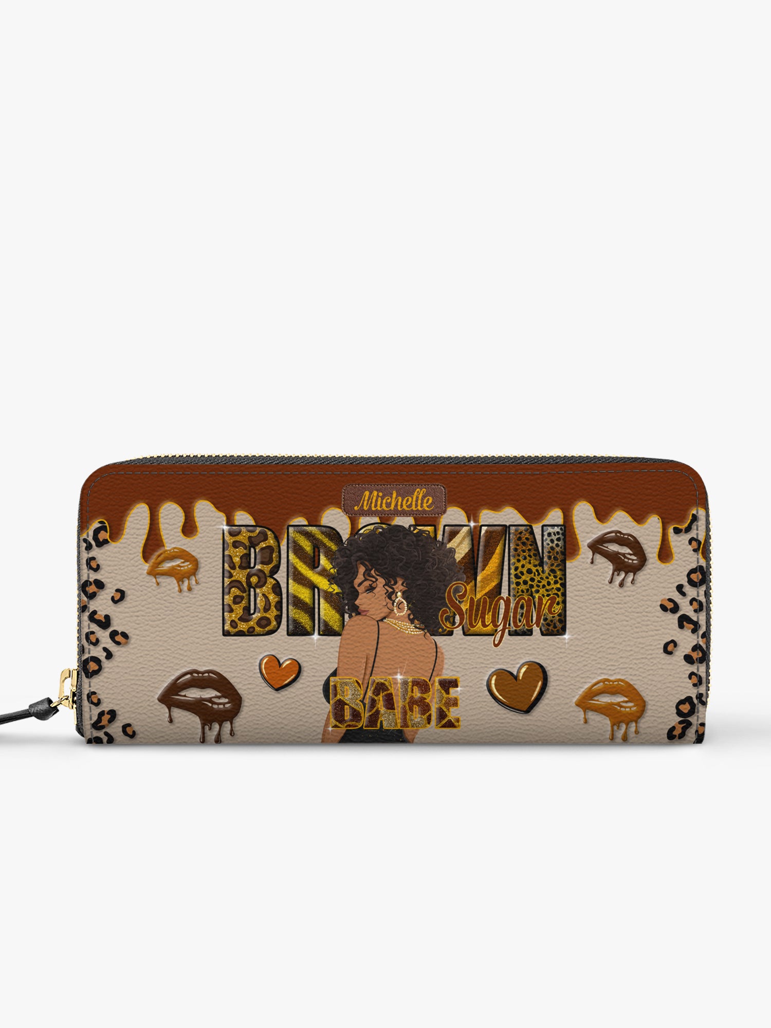 Brown Sugar Slimline Zippy Wallet