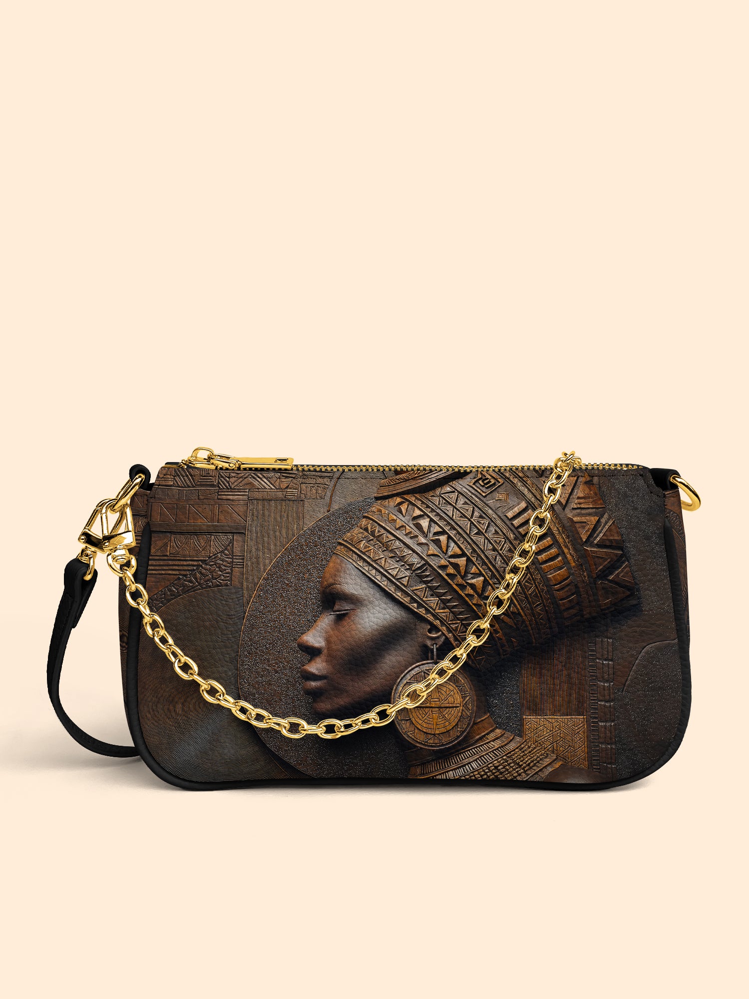 Bronze Serenity Classic Zip Pochette QR0TV079
