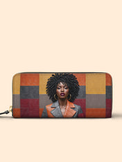 Pattern Code Slimline Zippy Wallet QR0XD021