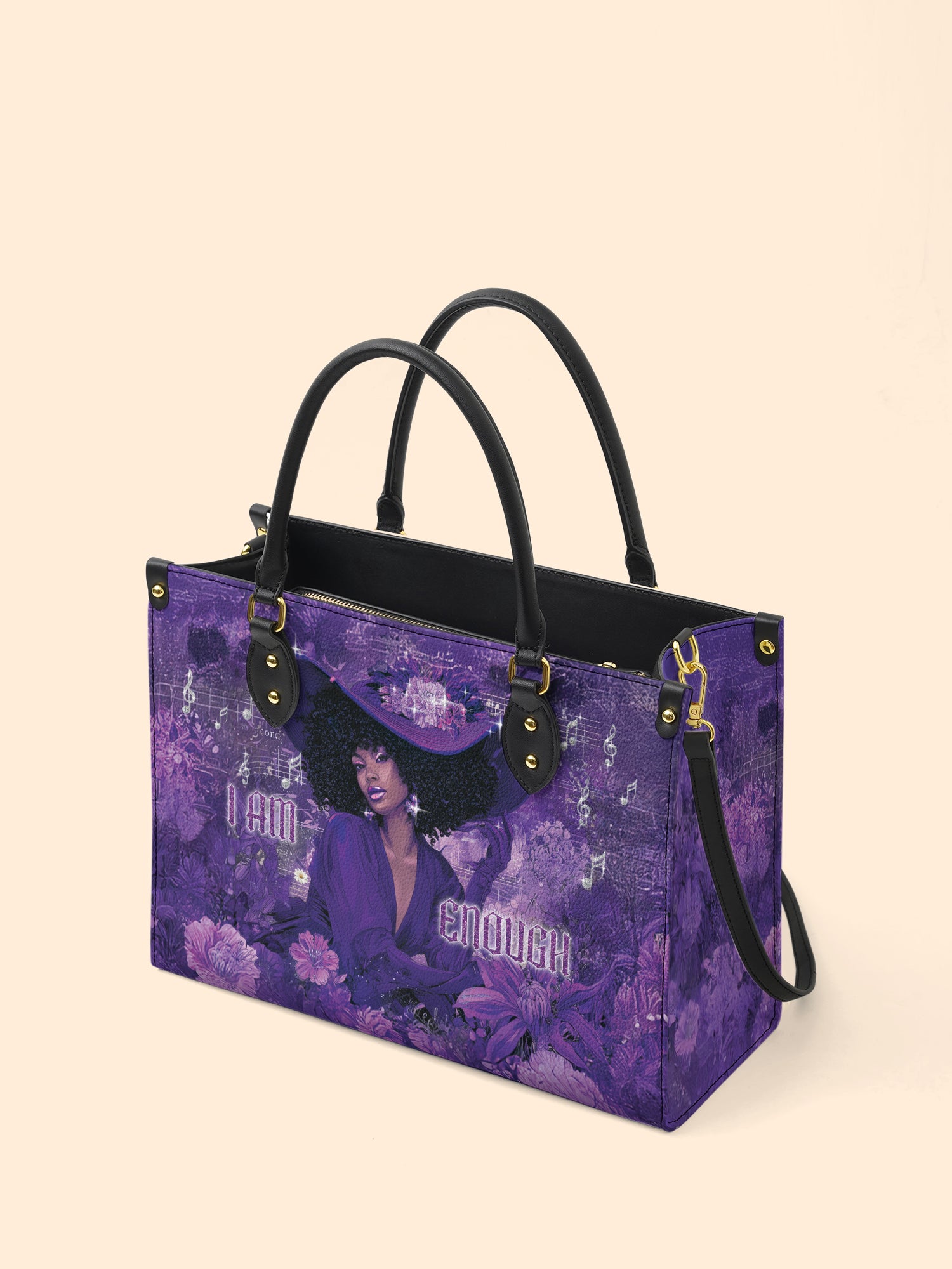 Rhythm of Enough Premium Leather Handbag QR0TD088