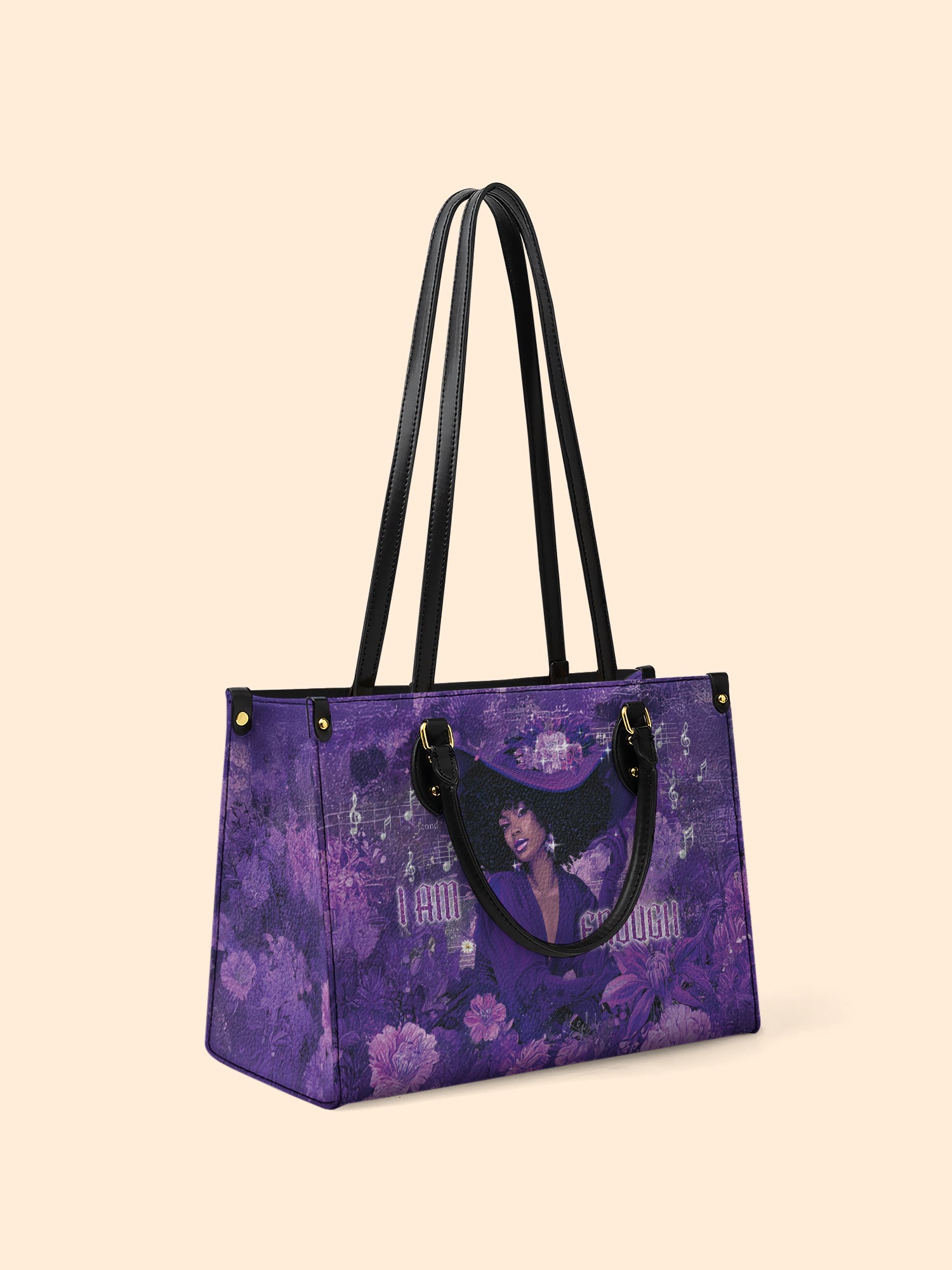 Rhythm of Enough Premium Leather Handbag QR0TD088