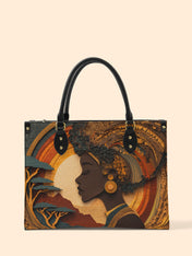 African Queen Essence Premium Leather Handbag QR0TD133