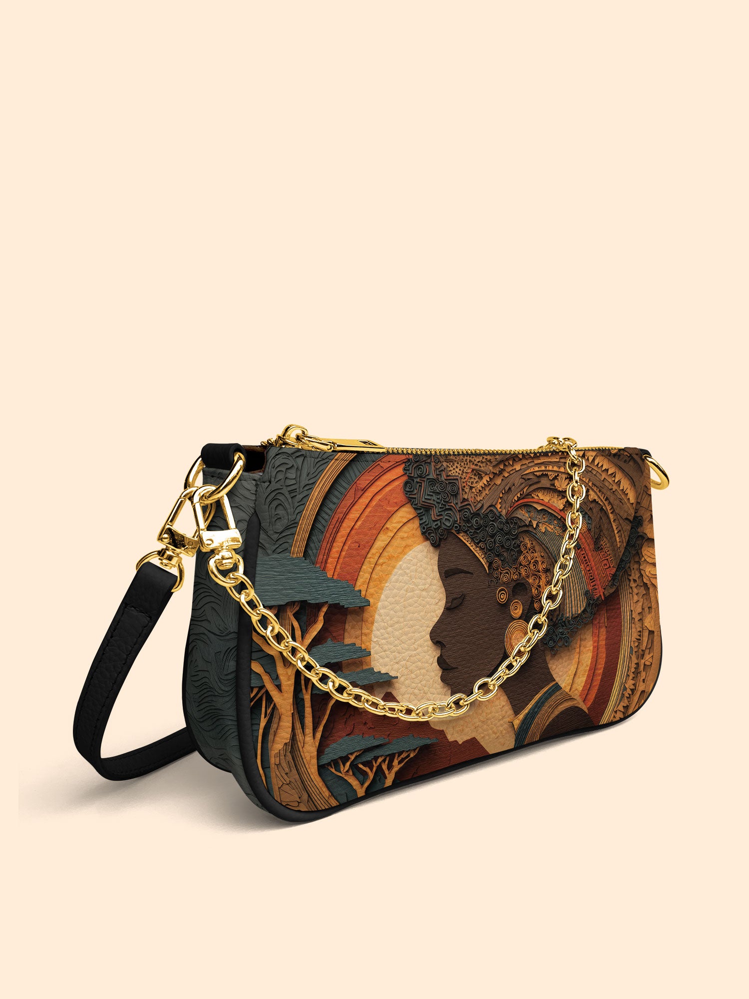African Queen Essence Classic Zip Pochette QR0TD132