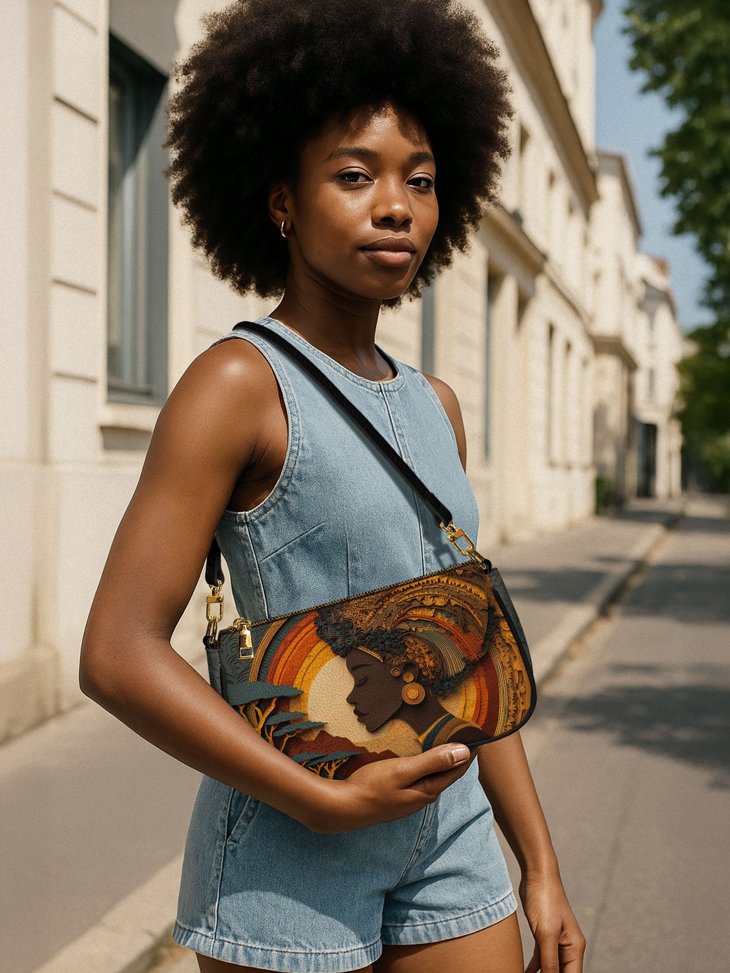 African Queen Essence Classic Zip Pochette QR0TD132