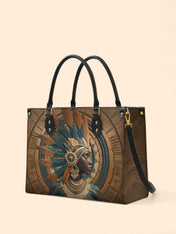 Sacred Grain Premium Leather Handbag QR0TD376