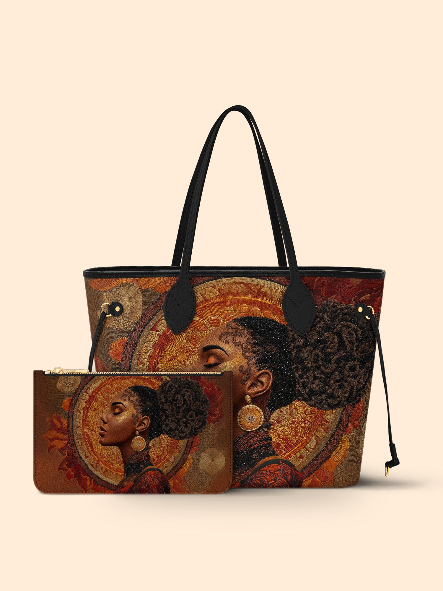 Mocha Sage Classic Shopper Tote QR0XD012