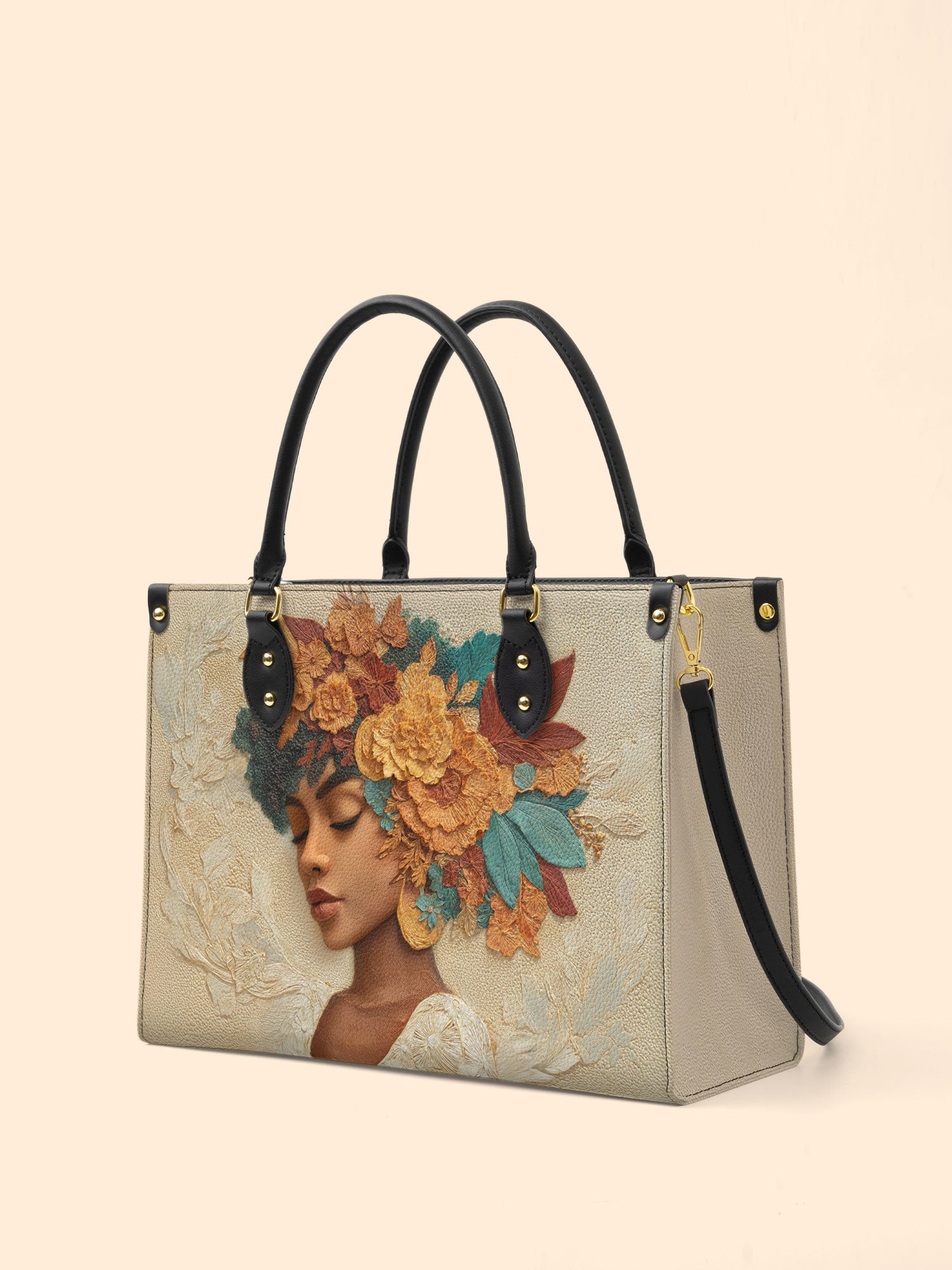 Autumn Radiance Premium Leather Handbag QR0HH074