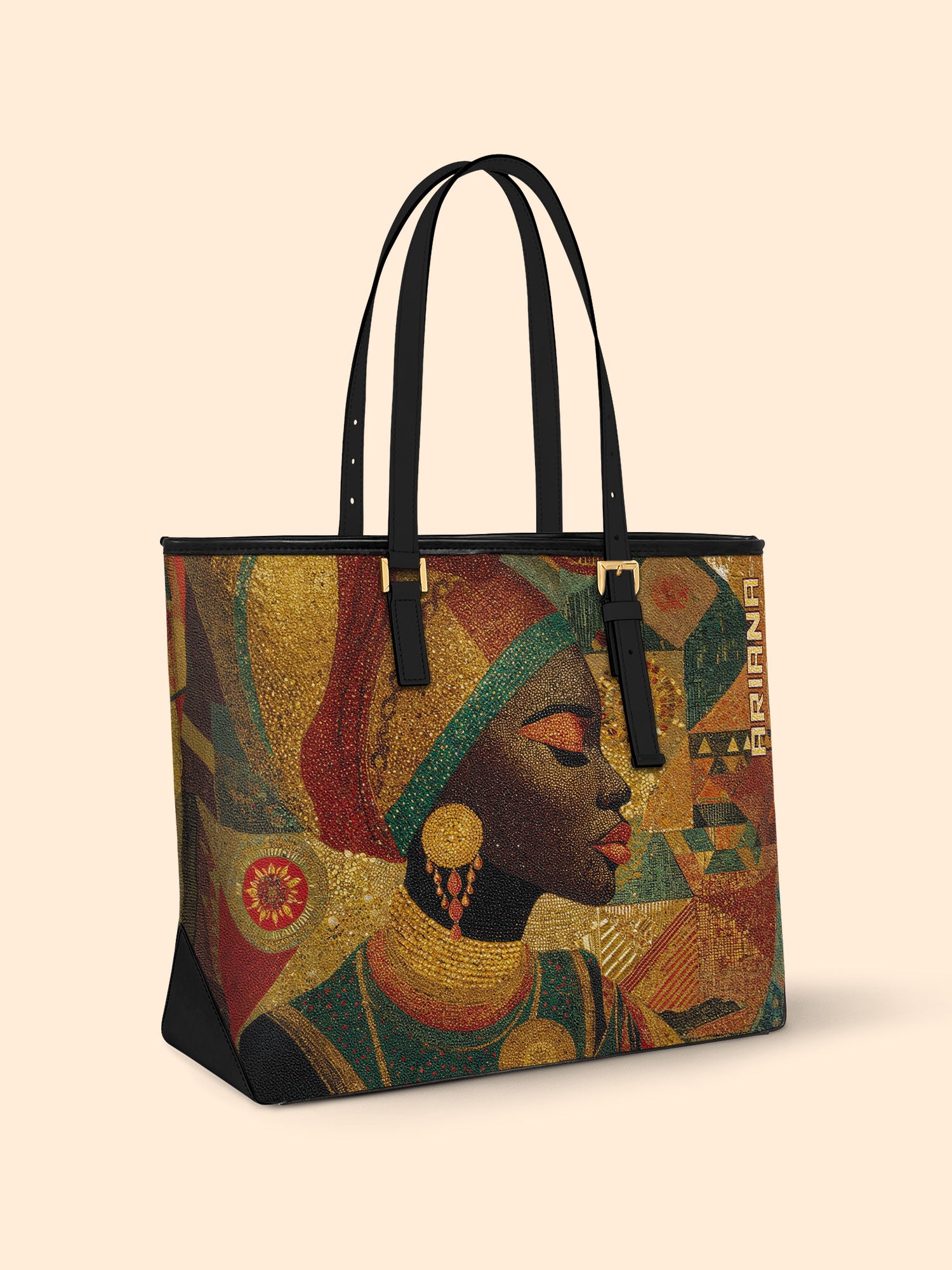 The Jewel Within Sleek Leather Tote