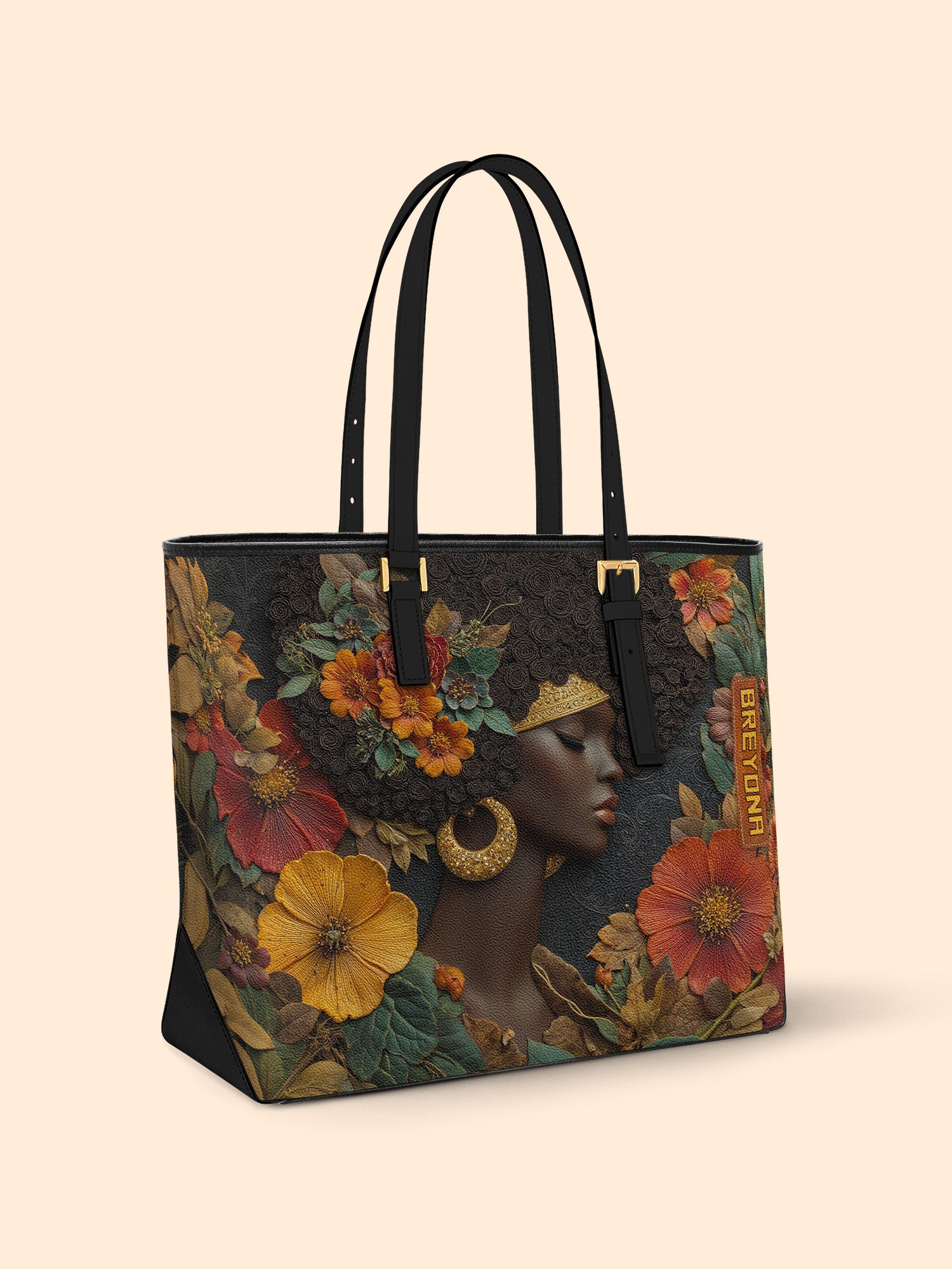 Ember Grace Sleek Leather Tote