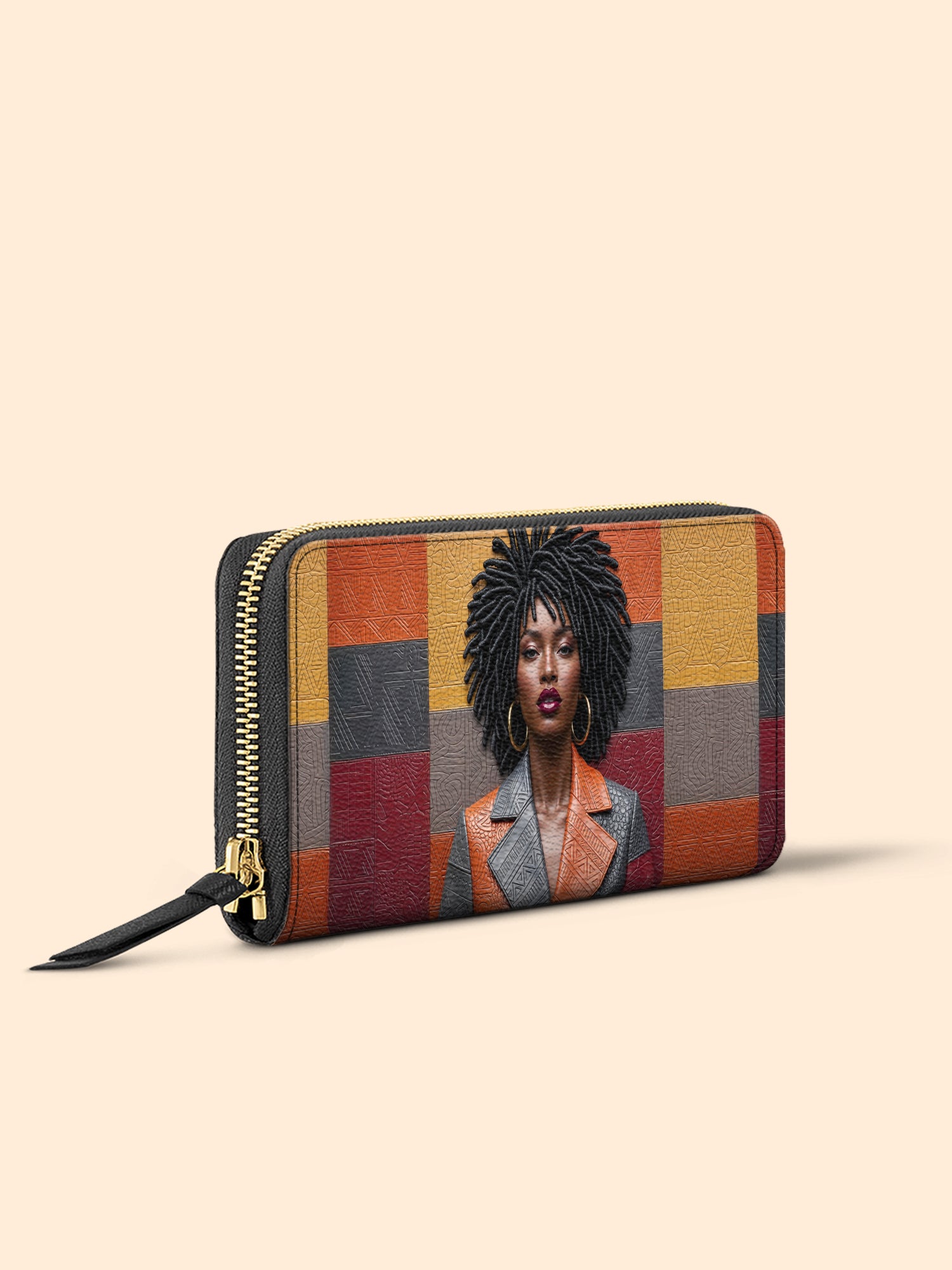 Pattern Code Slimline Zippy Wallet QR0XD021