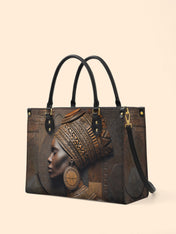 Bronze Serenity Premium Leather Handbag QR0TV078