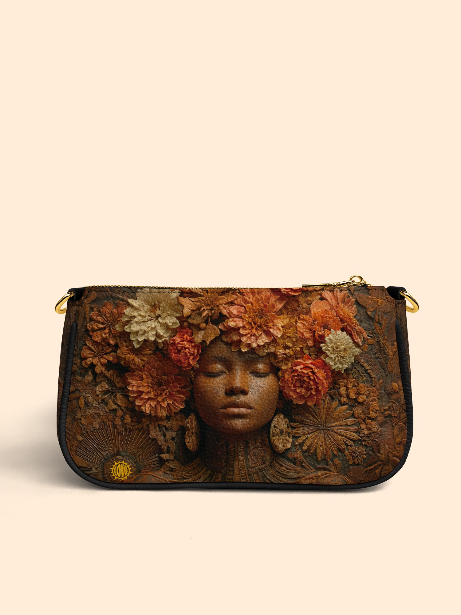 Afro Flora Classic Zip Pochette QR0TV041
