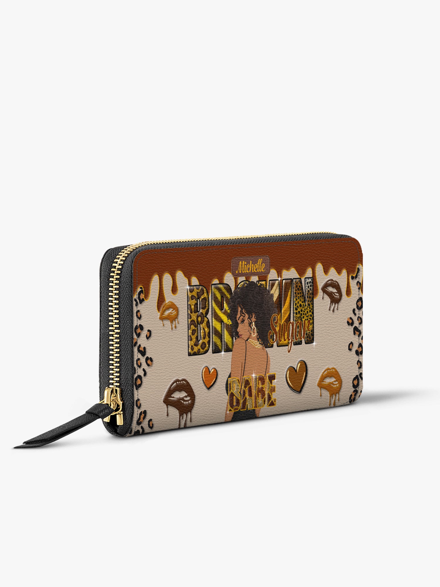 Brown Sugar Slimline Zippy Wallet