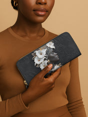 Noir Serenity Slimline Zippy Wallet QR0TD215