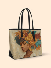 Autumn Radiance Sleek Leather Tote QR0HH084
