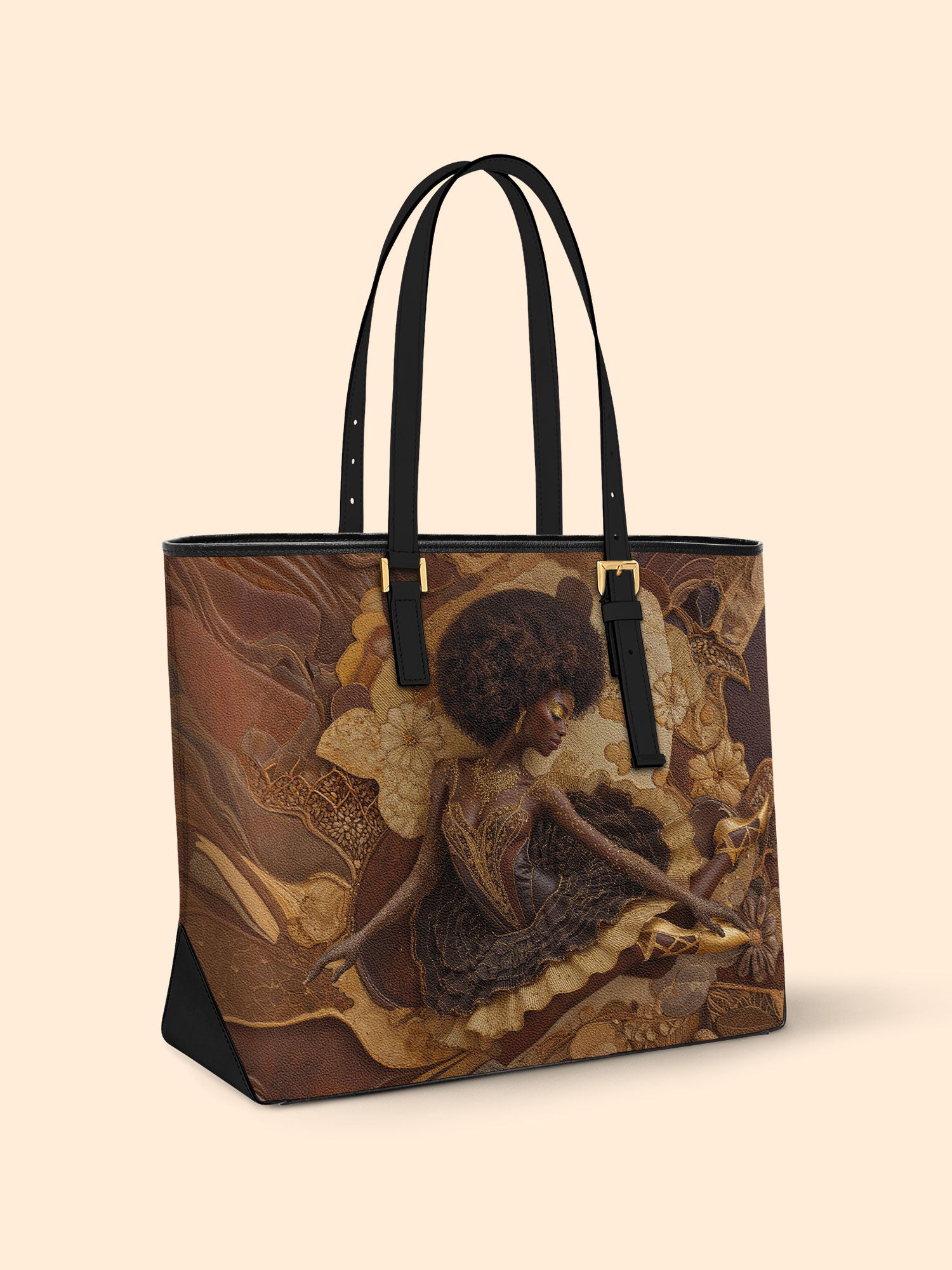 Ember Grace Sleek Leather Tote QR0TD010