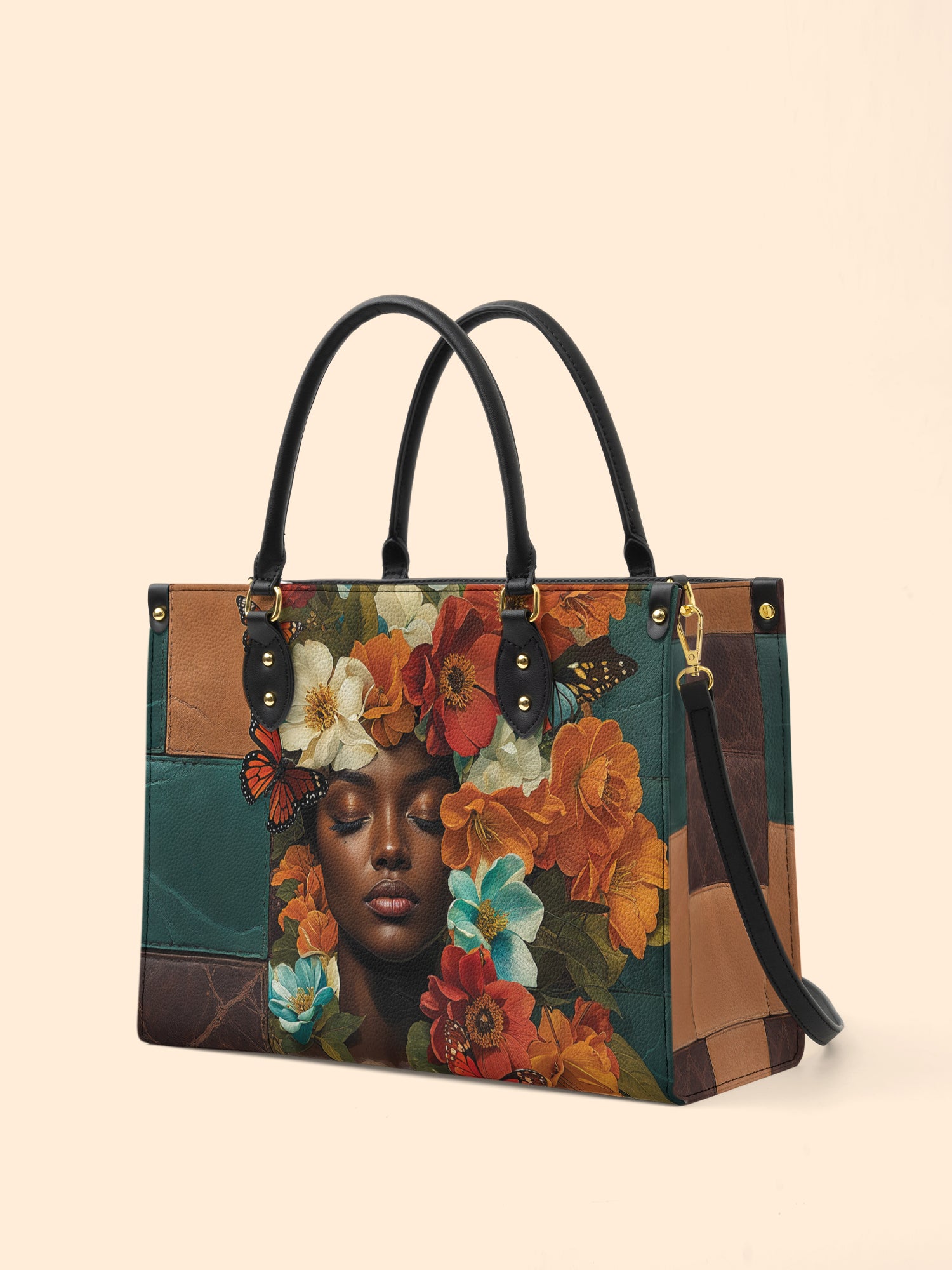 Storm Whisper Premium Leather Handbag QR0XD238