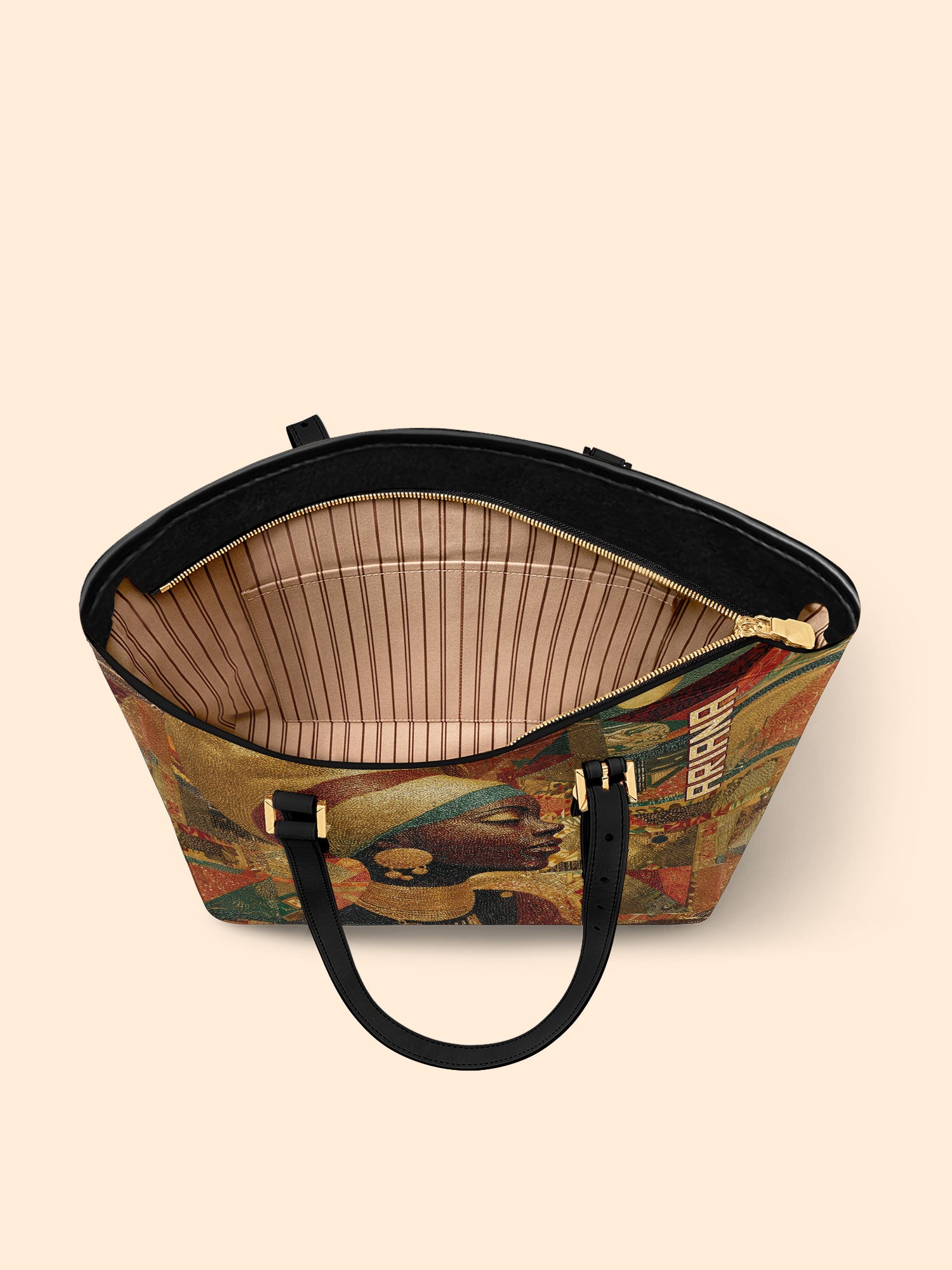 The Jewel Within Sleek Leather Tote