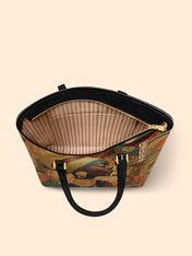 The Jewel Within Sleek Leather Tote