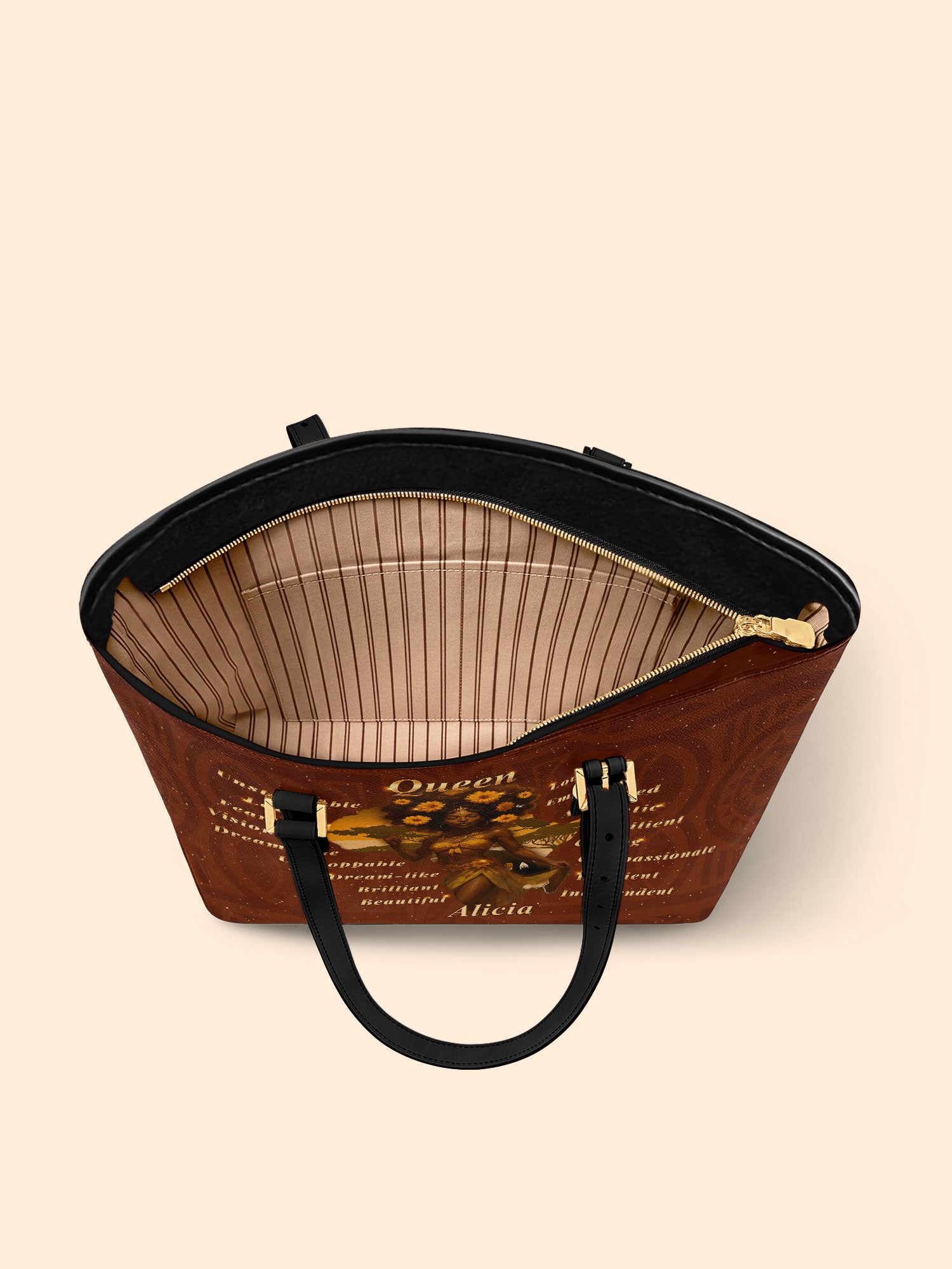 Dancing Queen Sleek Leather Tote