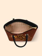 Dancing Queen Sleek Leather Tote