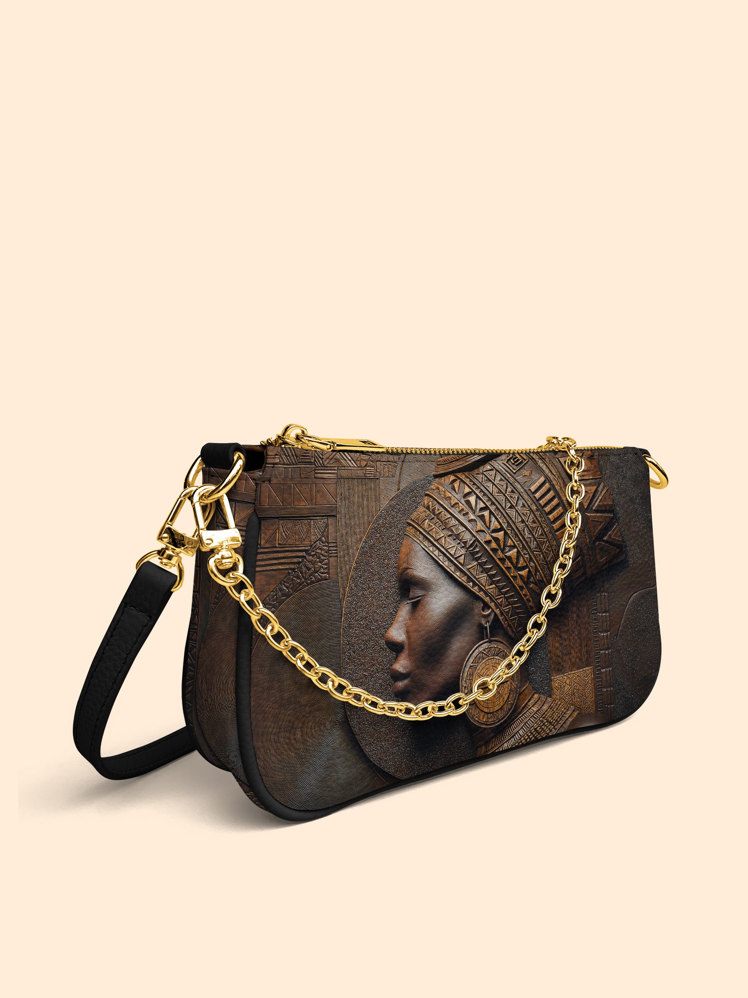 Bronze Serenity Classic Zip Pochette QR0TV079