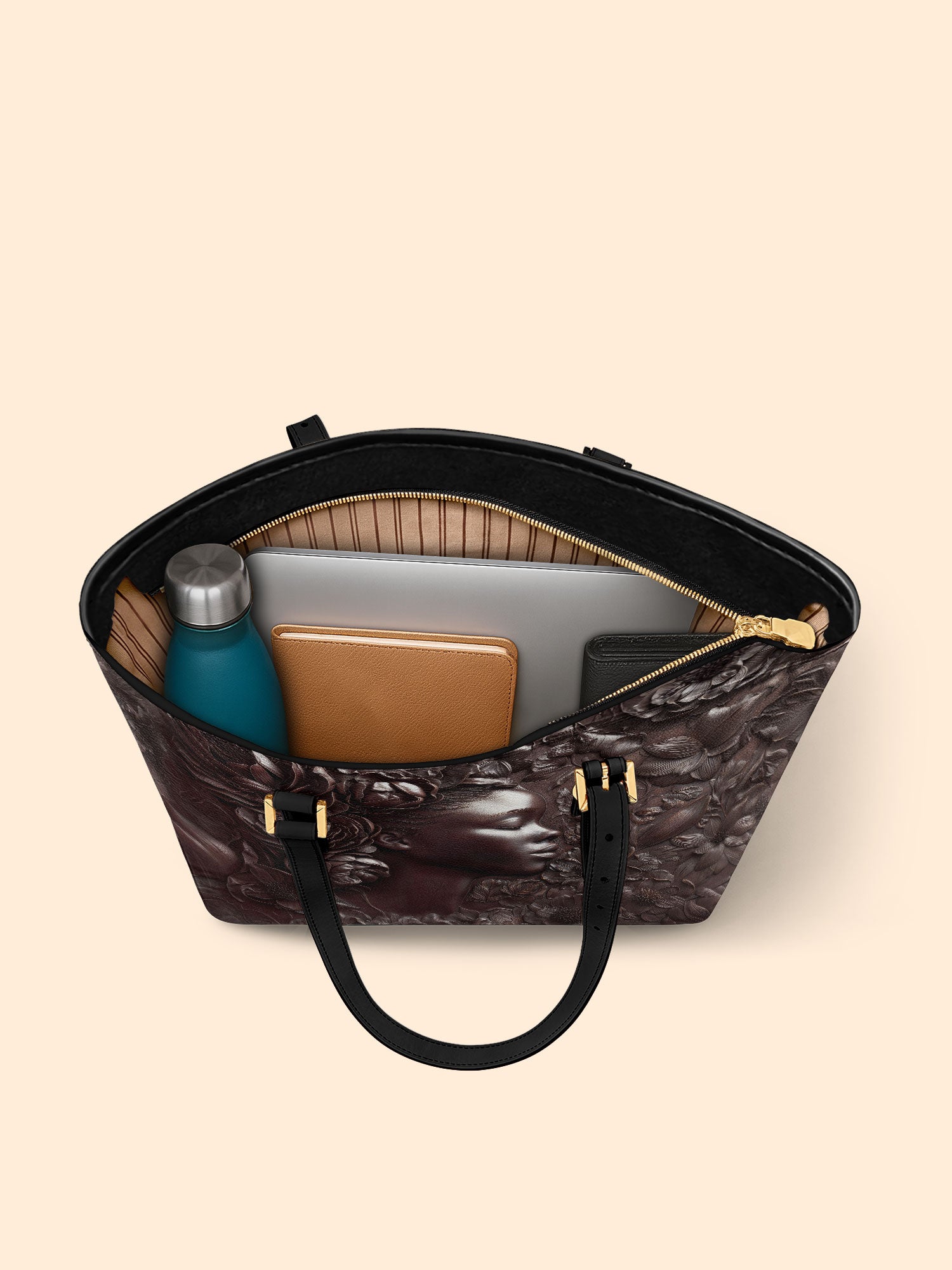 Florissant Grace Sleek Leather Tote QR0XD027