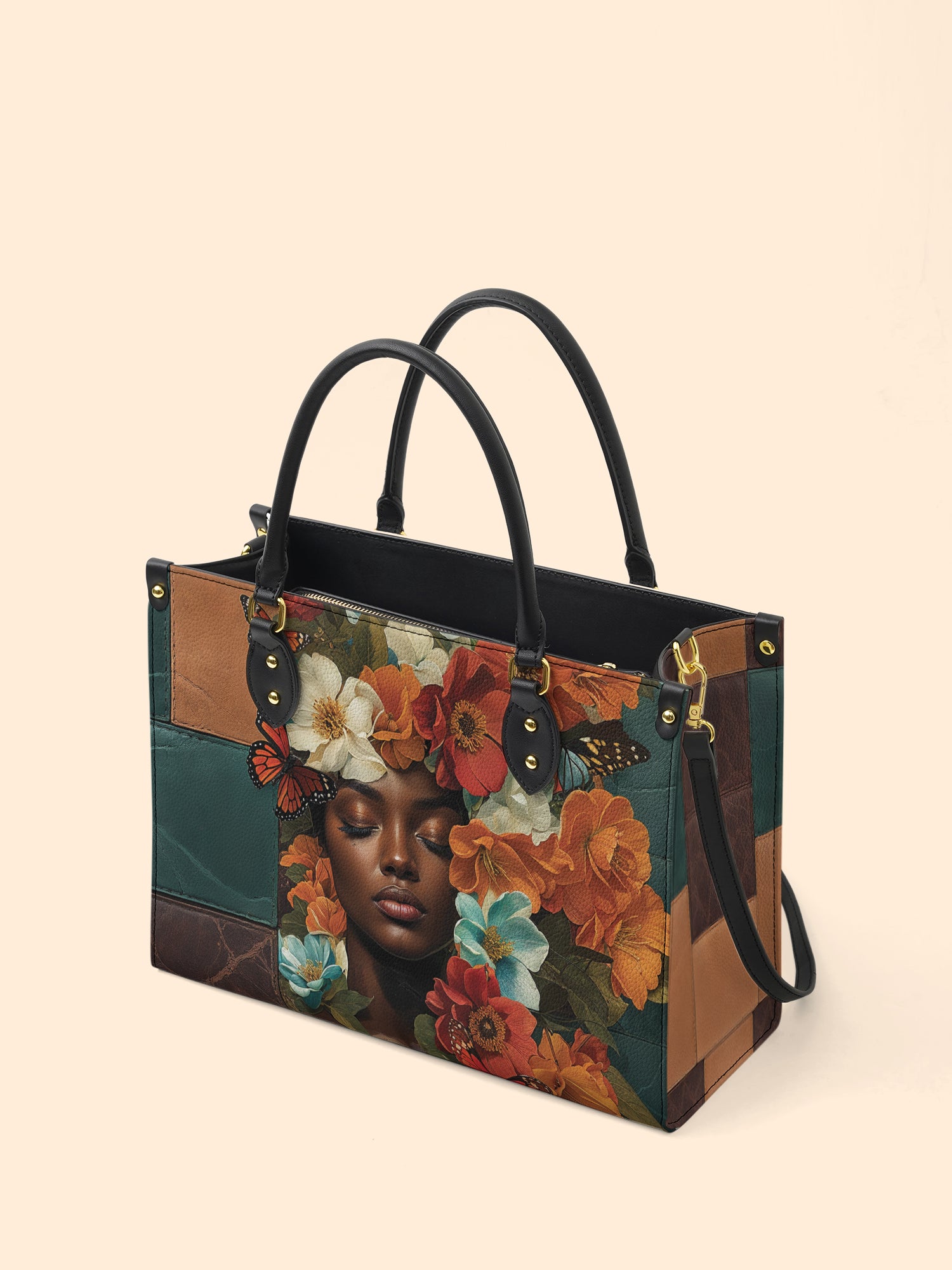 Storm Whisper Premium Leather Handbag QR0XD238