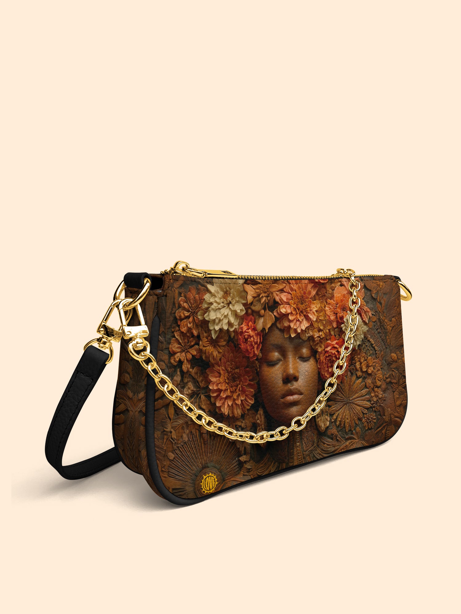 Afro Flora Classic Zip Pochette QR0TV041