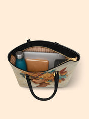 Autumn Radiance Sleek Leather Tote QR0HH084