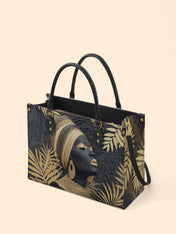 Ebony Majesty Premium Leather Handbag QR0TD121