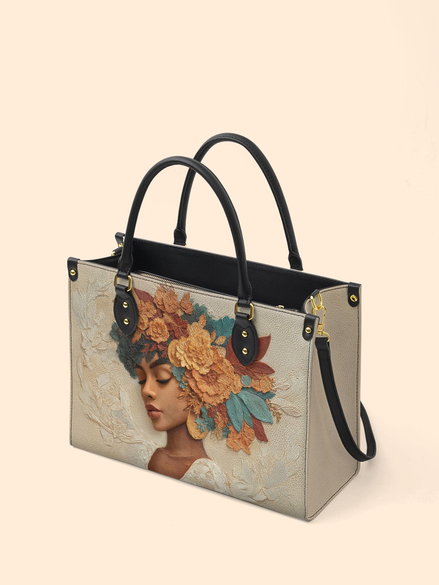 Autumn Radiance Premium Leather Handbag QR0HH074