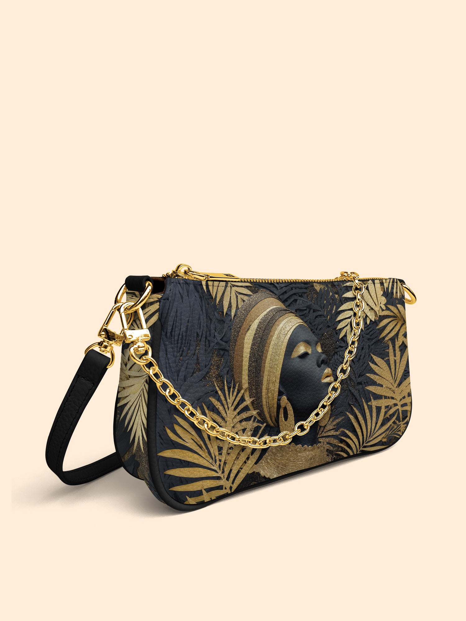 Ebony Majesty Classic Zip Pochette QR0TD120