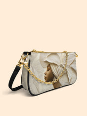 Ivory Blossom Classic Zip Pochette QR0TV068