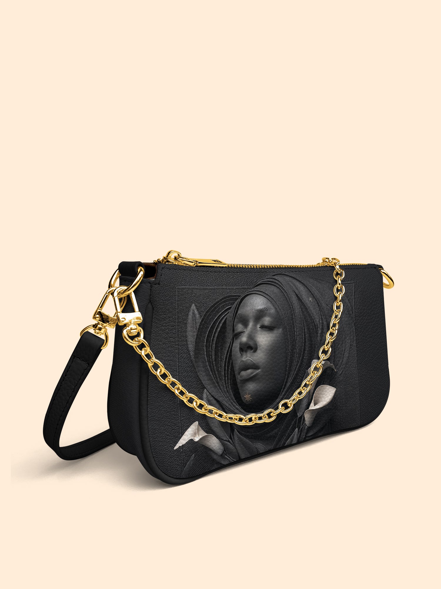 Obsidian Bloom Classic Zip Pochette QR0TD217