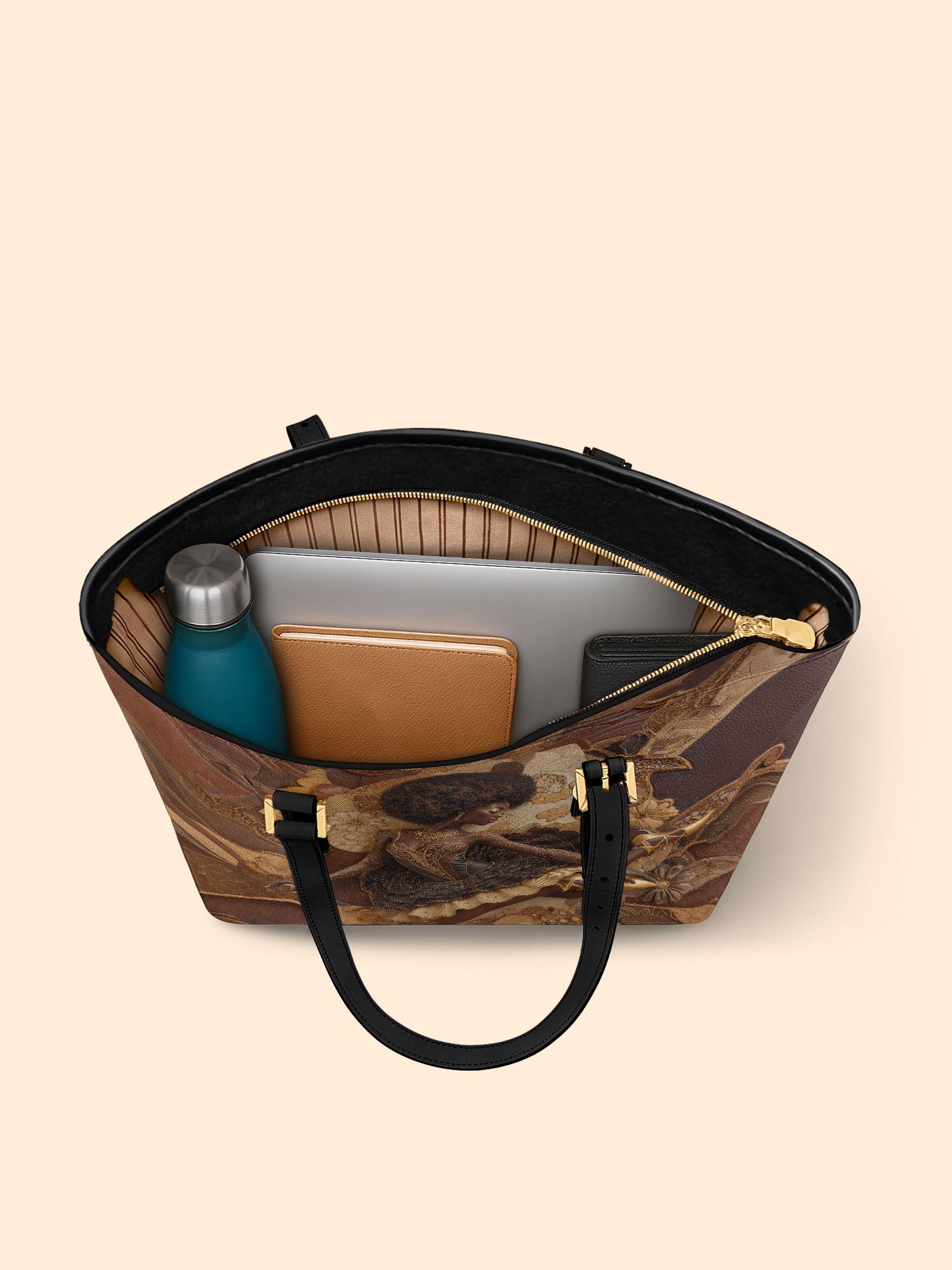 Ember Grace Sleek Leather Tote QR0TD010